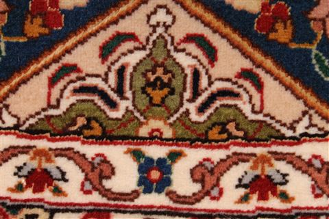 Tabriz Green Round Hand Knotted 67 X 67 Area Rug 254-29091 Image 6