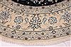 Nain Blue Round Hand Knotted 70 X 70 Area Rug 254-29092 Thumb 2
