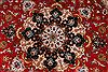Tabriz Red Round Hand Knotted 67 X 67 Area Rug 254-29094 Thumb 1