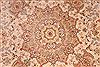 Tabriz Beige Round Hand Knotted 67 X 67  Area Rug 254-29095 Thumb 1
