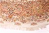 Tabriz Beige Round Hand Knotted 67 X 67  Area Rug 254-29095 Thumb 3