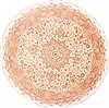 Tabriz Beige Round Hand Knotted 67 X 67  Area Rug 254-29095 Thumb 0