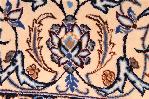 Nain Beige Octagon Hand Knotted 70 X 75 Area Rug 254-29098 Image 5