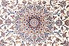 Nain Beige Octagon Hand Knotted 70 X 75 Area Rug 254-29098 Thumb 1