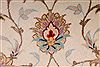 Tabriz Beige Round Hand Knotted 69 X 69 Area Rug 254-29099 Thumb 1