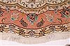 Tabriz Beige Round Hand Knotted 69 X 69 Area Rug 254-29099 Thumb 6
