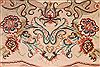 Tabriz Beige Round Hand Knotted 69 X 69 Area Rug 254-29100 Thumb 4
