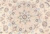 Nain Blue Round Hand Knotted 86 X 86  Area Rug 254-29103 Thumb 3