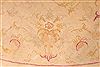 Tabriz Beige Round Hand Knotted 100 X 100  Area Rug 254-29105 Thumb 7