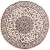 Nain Blue Round Hand Knotted 100 X 100  Area Rug 254-29106 Thumb 0