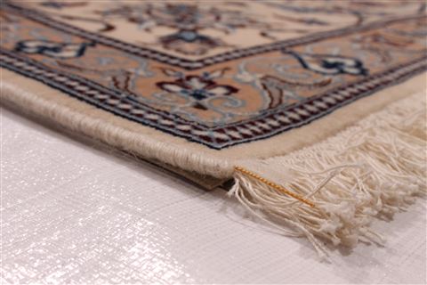 Nain Beige Hand Knotted 68 X 96 Area Rug 254-29108 Image 5