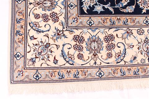 Nain Beige Hand Knotted 68 X 96 Area Rug 254-29108 Image 6