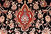 Tabriz Black Oval Hand Knotted 65 X 710 Area Rug 254-29111 Thumb 3
