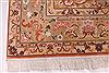 Tabriz Beige Hand Knotted 67 X 100  Area Rug 254-29114 Thumb 8