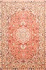 Tabriz Beige Hand Knotted 67 X 100  Area Rug 254-29114 Thumb 0