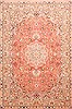 Tabriz Beige Hand Knotted 67 X 100 Area Rug 254-29114 Thumb 0
