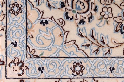 Nain Beige Hand Knotted 67 X 102 Area Rug 254-29116 Image 5