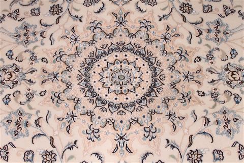 Nain Blue Hand Knotted 68 X 99  Area Rug 254-29118 Image 6