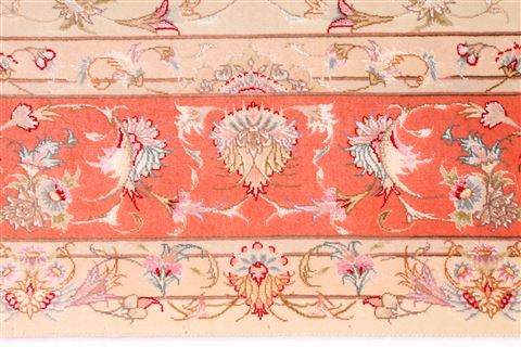 Tabriz Purple Hand Knotted 69 X 102 Area Rug 254-29119 Image 7