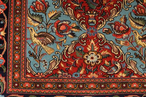 Qum Red Hand Knotted 611 X 103 Area Rug 254-29120 Image 2