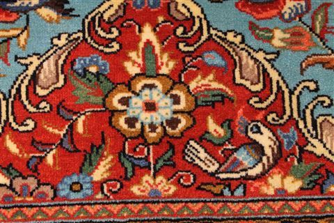 Qum Red Hand Knotted 611 X 103 Area Rug 254-29120 Image 3