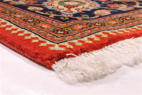 Qum Red Hand Knotted 611 X 103 Area Rug 254-29120 Image 7