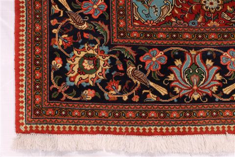 Qum Red Hand Knotted 611 X 103 Area Rug 254-29120 Image 8