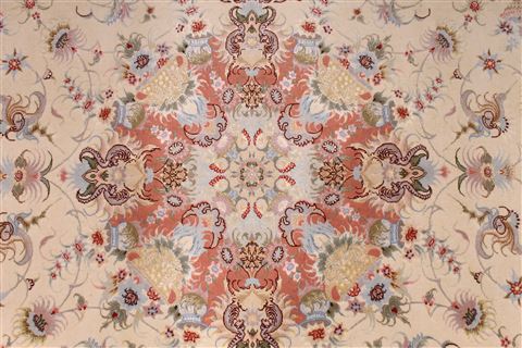 Tabriz Purple Hand Knotted 66 X 100 Area Rug 254-29123 Image 7