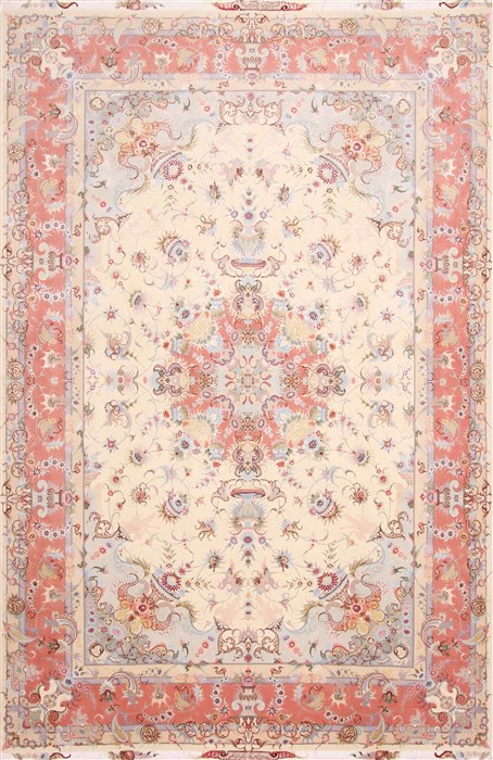 Tabriz Purple Hand Knotted 66 X 100 Area Rug 254-29123 Image 0