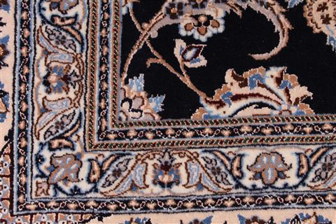 Nain Beige Hand Knotted 68 X 910 Area Rug 254-29128 Image 1