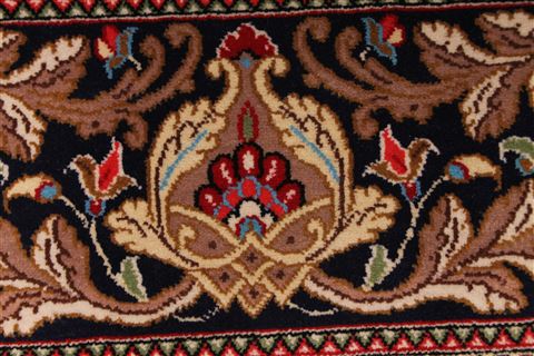 Qum Beige Hand Knotted 68 X 102 Area Rug 254-29129 Image 1