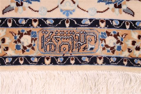 Nain Blue Hand Knotted 69 X 910 Area Rug 254-29130 Image 1