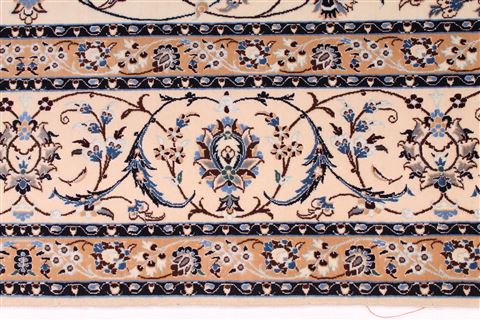 Nain Blue Hand Knotted 69 X 910 Area Rug 254-29130 Image 6