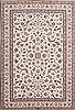 Nain Blue Hand Knotted 69 X 910 Area Rug 254-29130 Thumb 0