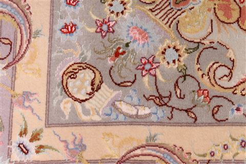 Tabriz Purple Hand Knotted 67 X 100 Area Rug 254-29131 Image 8
