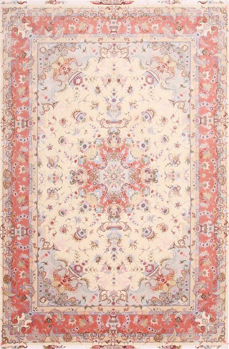 Tabriz Purple Hand Knotted 67 X 100 Area Rug 254-29131 Image 0
