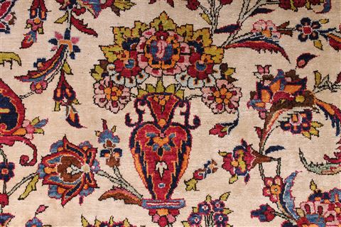 Kashan Red Hand Knotted 72 X 106  Area Rug 254-29133 Image 3