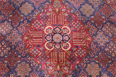 Kashan Red Hand Knotted 72 X 99 Area Rug 254-29134 Image 1