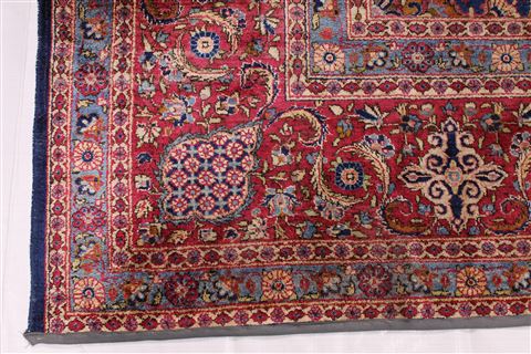 Kashan Red Hand Knotted 72 X 99 Area Rug 254-29134 Image 7