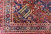 Kashan Red Hand Knotted 72 X 99 Area Rug 254-29134 Thumb 3