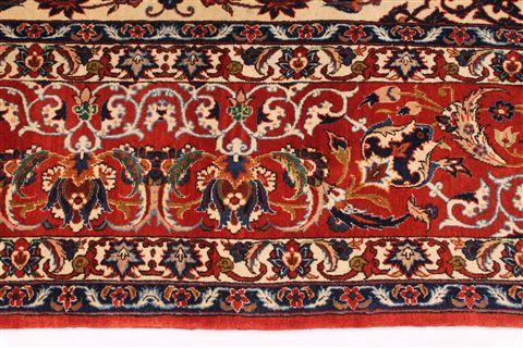 Isfahan Beige Hand Knotted 610 X 109 Area Rug 254-29135 Image 7