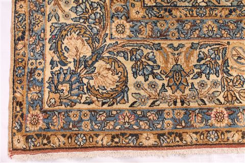 Kerman Beige Hand Knotted 811 X 1211 Area Rug 254-29137 Image 5