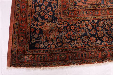 Kashan Blue Hand Knotted 107 X 159 Area Rug 254-29140 Image 2