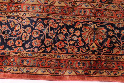 Kashan Blue Hand Knotted 107 X 159 Area Rug 254-29140 Image 4