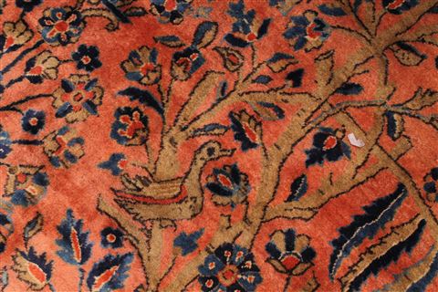 Kashan Blue Hand Knotted 107 X 159 Area Rug 254-29140 Image 5