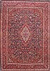 Kashan Red Hand Knotted 103 X 146  Area Rug 254-29141 Thumb 0