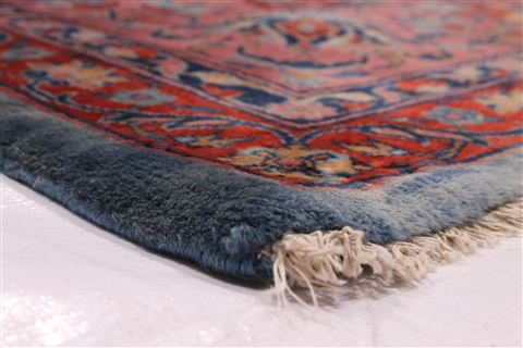 Mahal Blue Hand Knotted 103 X 149 Area Rug 254-29142 Image 3