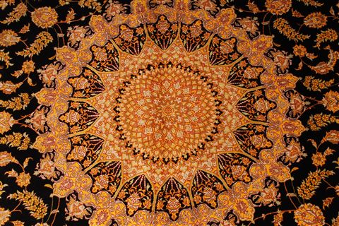 Qum Yellow Hand Knotted 65 X 910 Area Rug 254-29146 Image 2