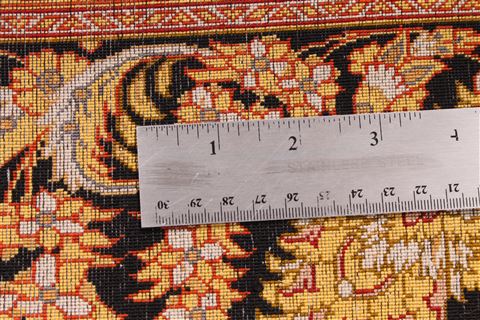 Qum Yellow Hand Knotted 65 X 910 Area Rug 254-29146 Image 6