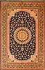 Qum Yellow Hand Knotted 65 X 910 Area Rug 254-29146 Thumb 0